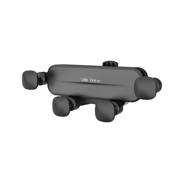 Little One Pro Car Phone Mount Air Vent Universal Lock Hands Easy Silver