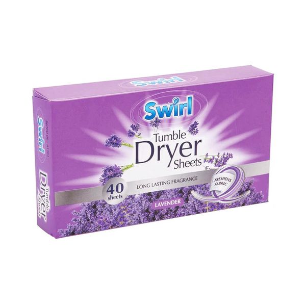 Swirl Tumble Dryer Sheets Lavender 35-Pack