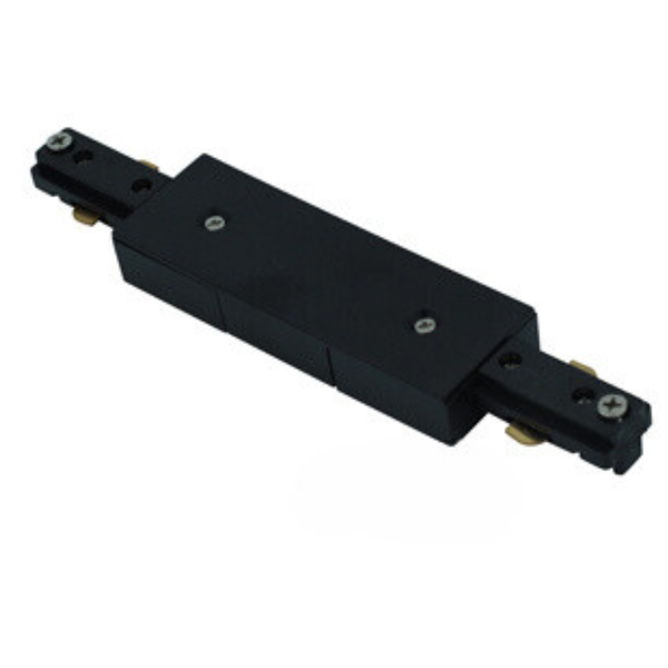 Black Track 3 Pin Straight Connector - TL006BK
