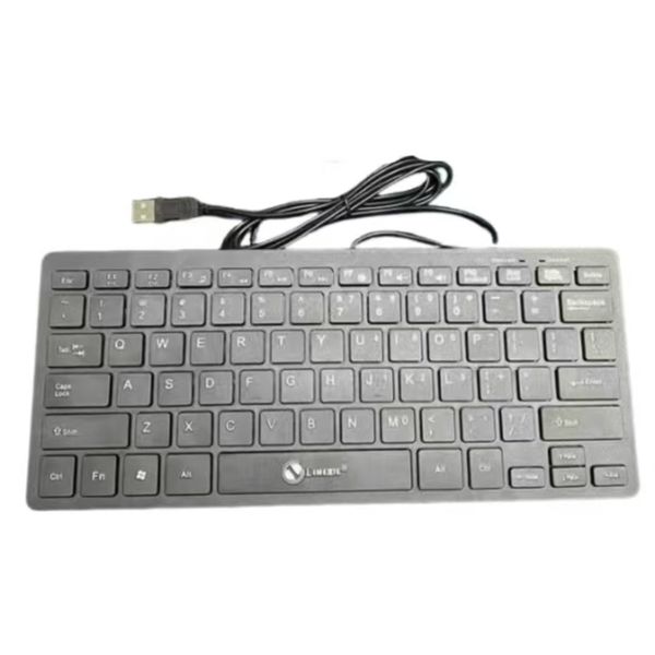 K-12 "Chocolate-Style" Keyboard - 78-Key Compact Keyboard for Office Use
