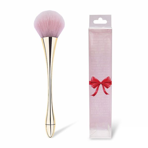Goblet Makeup Brush Soft Hair Skin Friendly Cosmetic for Daily Use Golden