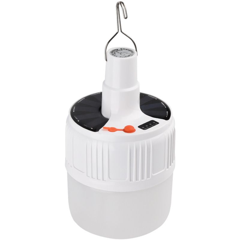 Solar emergency charging lamp