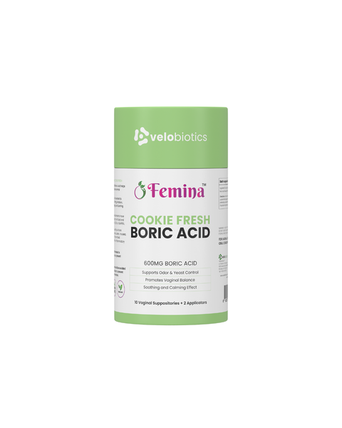 Femina COOKIE FRESH Boric Acid ONLY Suppositories (10S)