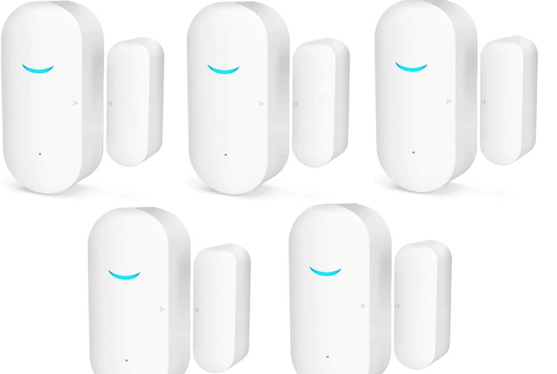 WiFi Wireless Door Window Sensor,Home Security Alarm System (PACK OF 5)