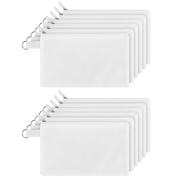 Cosmetic Bags,DIY Zipper Canvas Pencil Bag for School Travel DIY