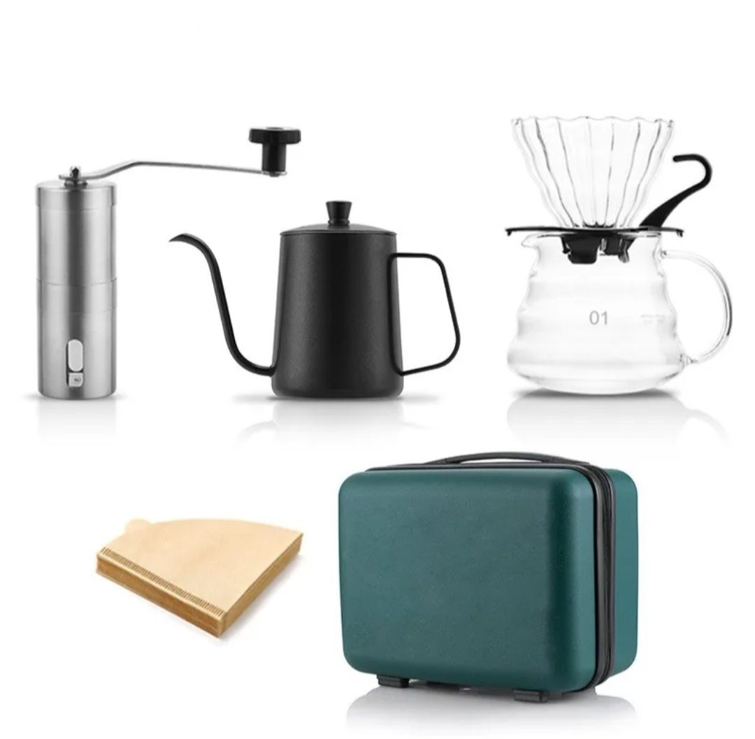 Premium Portable Pour Over Travel Coffee Set