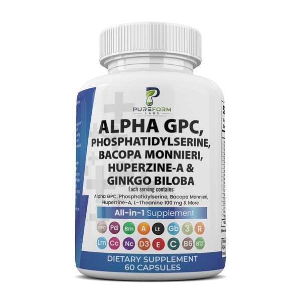 Alpha GPC All-in-1 Nootropic Stack | 60 Capsules