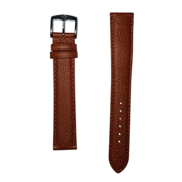 Brown Buffalo Grain Bio-Comfort Watch Strap