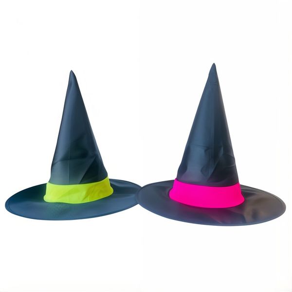 Halloween Dress Up Ribbon Band Witch Hats (Set Of 2)