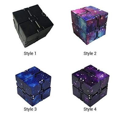 Infinity Fidget Cube Toy Blue Galaxy Space Buy Online In South Africa Takealot Com