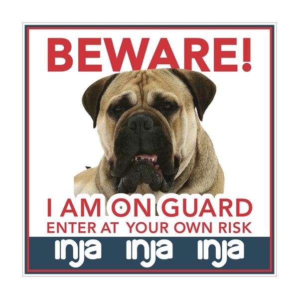 Dog Sign (Beware - Bull Mastiff)