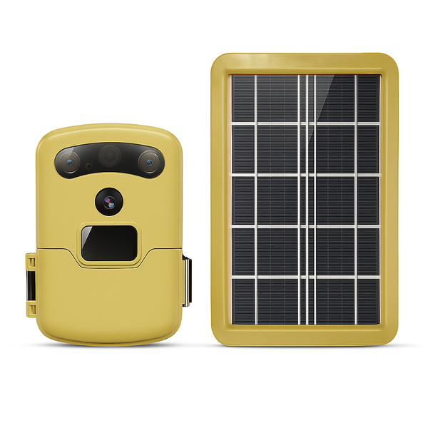 Solar Trail Camera - WiFi, for Hunting &amp; Wildlife - Outdoor Surveillance