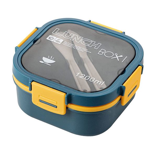 1.2L Eco-Friendly Multiple Compartment Lunch Box