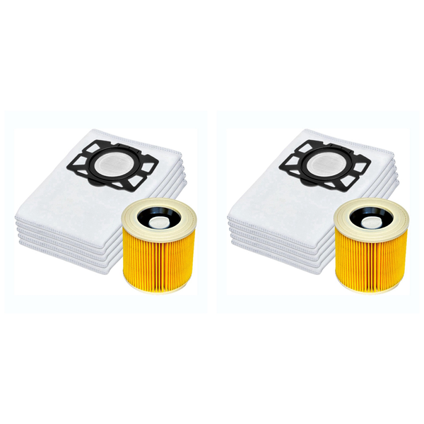 Vacuum Bags Filter Compatible with Karcher Kfi 357 Kfi357 Ka 40