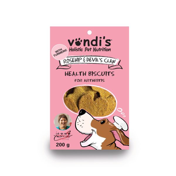 Jenny Morris Devils Claw &amp; Rosehip Biscuits - 200g