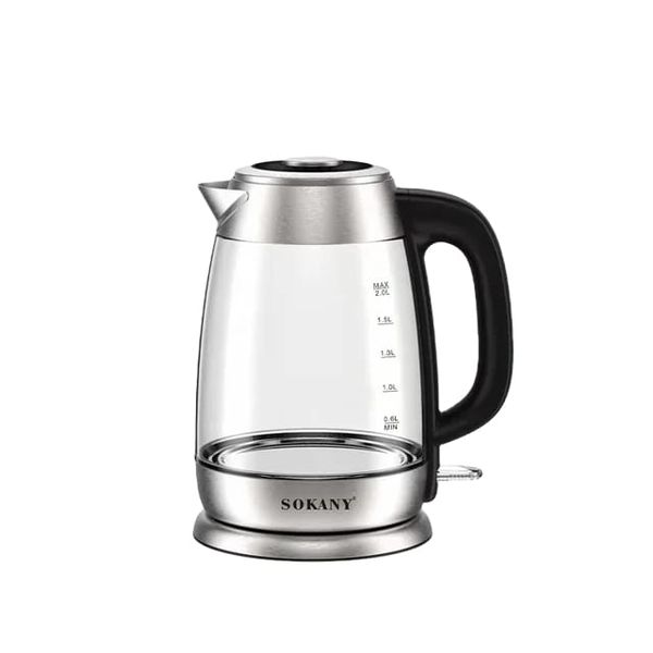 2 Litre Water Boiler Electric Glass Kettle