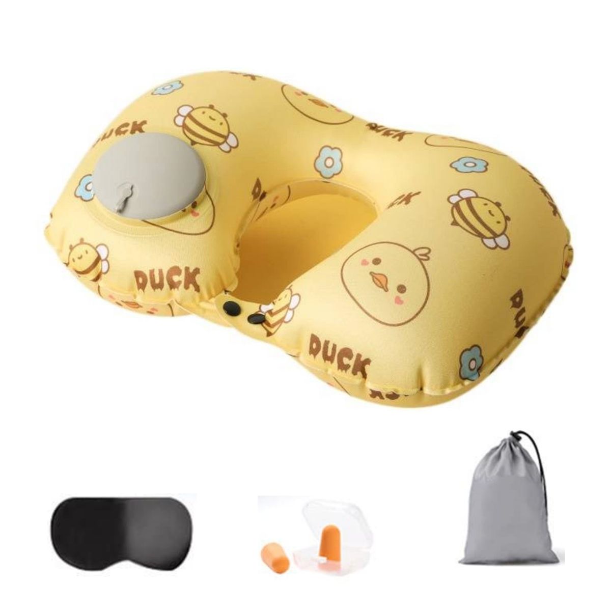 Travel Pillows U-Shaped Portable Inflatable Travel Neck Pillow