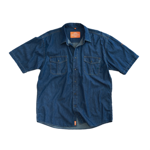 Salty - Denim Short Sleeve Shirt