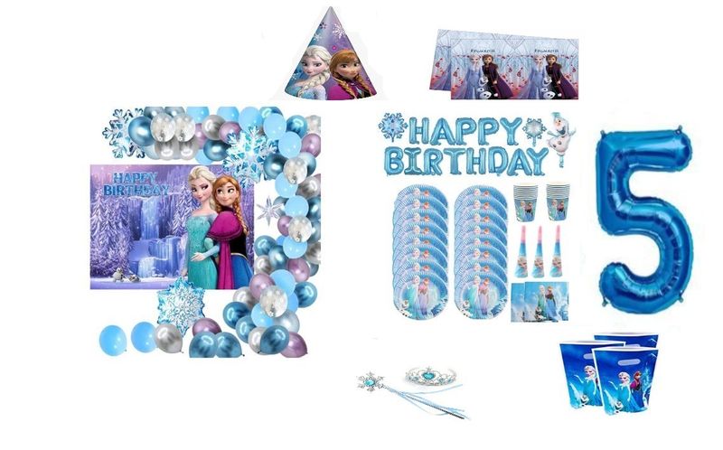 Frozen party box for a 5 year birthday