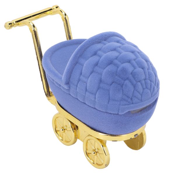 Blue Carriage Box - Personalized Jewelry Organizer