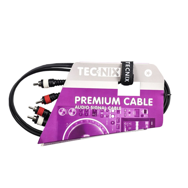 TECNIX Dual RCA to Dual XLR Male Cable - 1.5m High-Quality Audio Interface