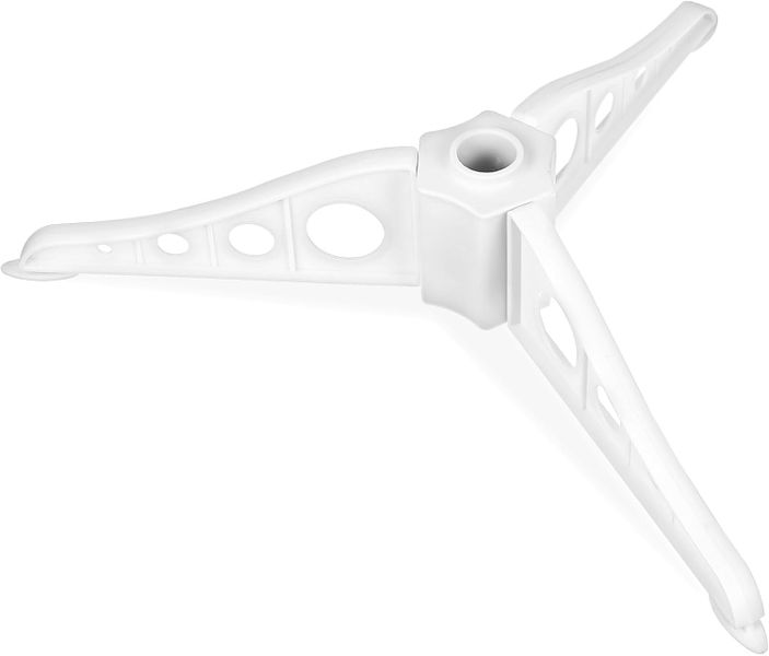 St Charles Christmas Tree Stand White Plastic Folding Stand for 150cm tree