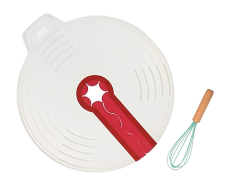 Arole- Transparent Cooking Bowl/ Cooking Whisk