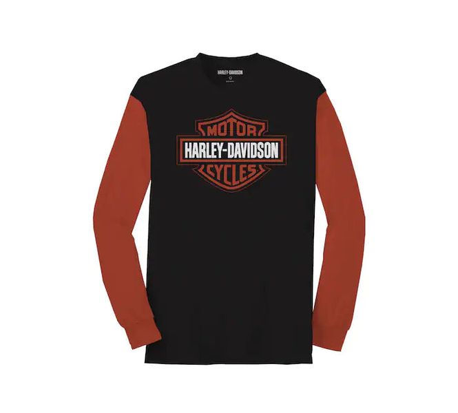 Harley-Davidson Men's Bar &amp; Shield Colorblock Tee