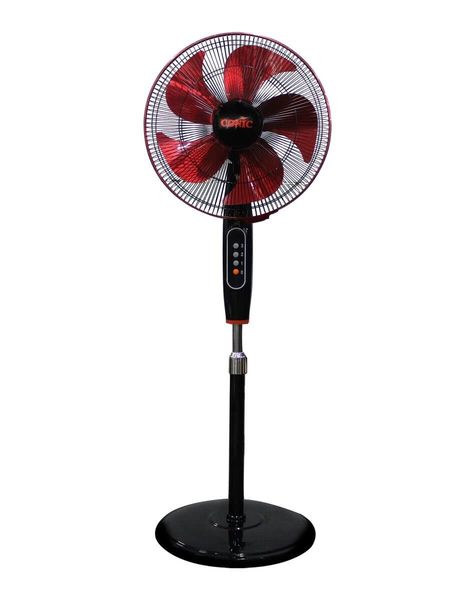 Conic 16 Inch 3 Speed Pedestal Fan- White &amp; Rose Gold