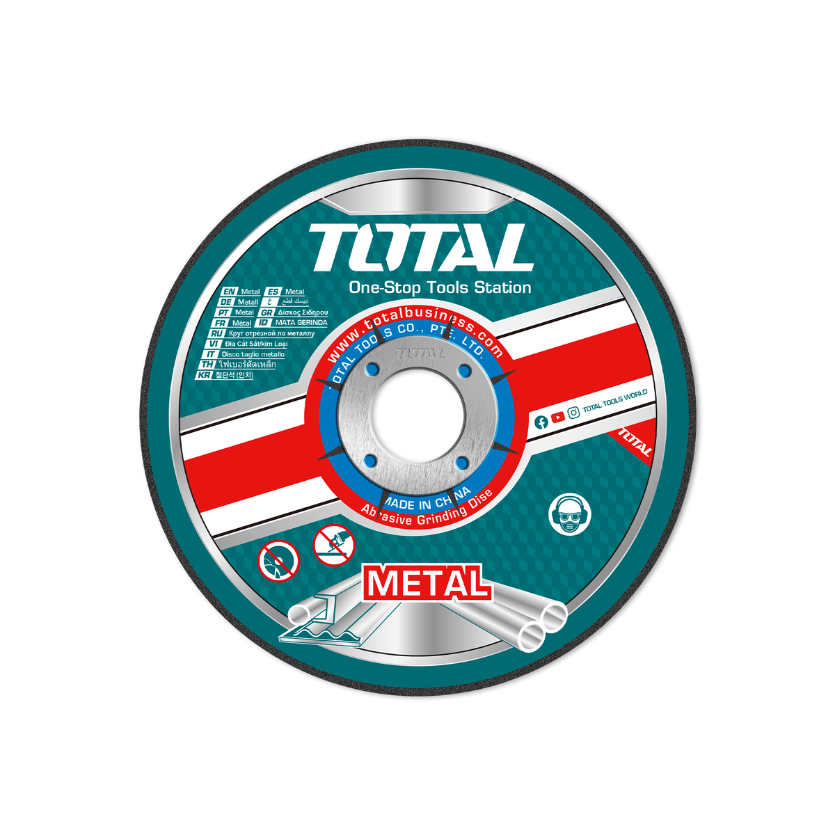 Total Tools Abrasive Metal Grinding Disc 230mm x 6.0mm (3Pack) Shop
