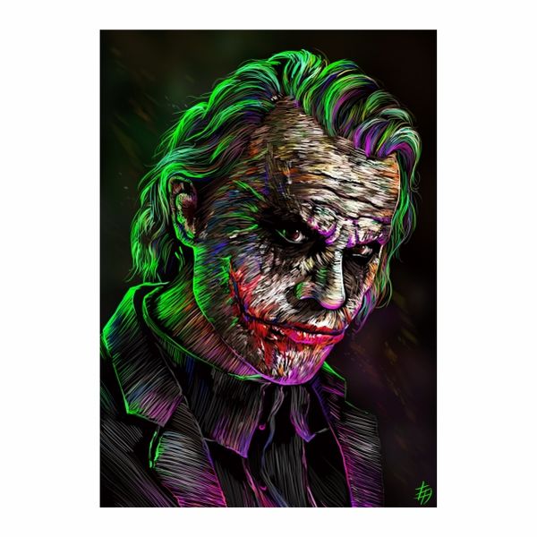 Joker Digital Art - A1 Poster