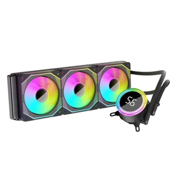 Digital Display CPU AR360 Water Cooling Radiator ARGB PWM Synchronization
