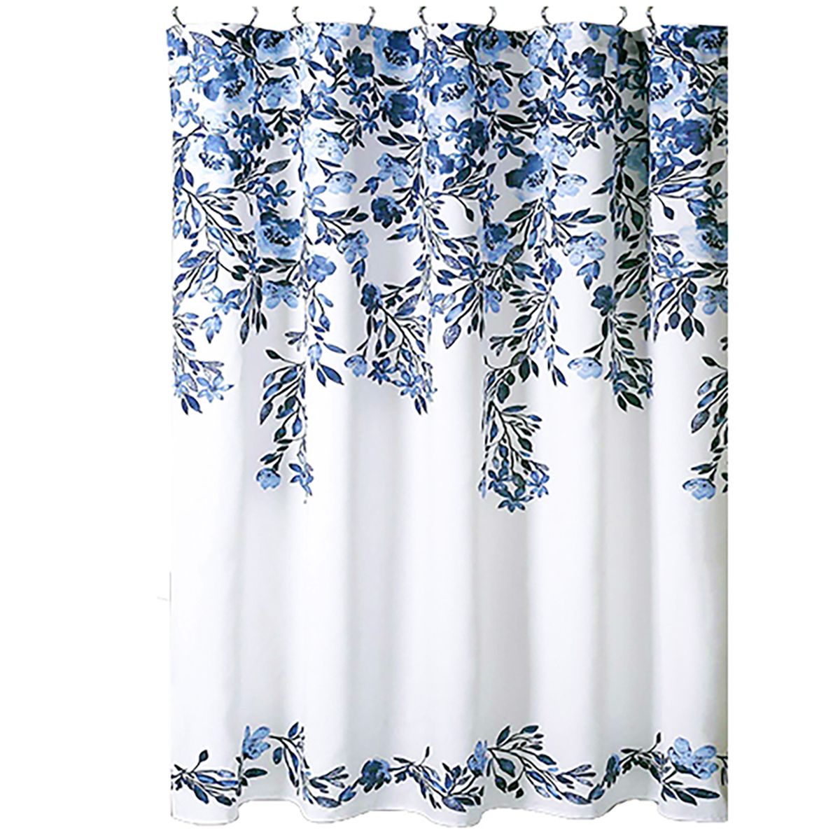 LMA 185x180cm Polyester Fabric Shower Curtain Floral Shop Today