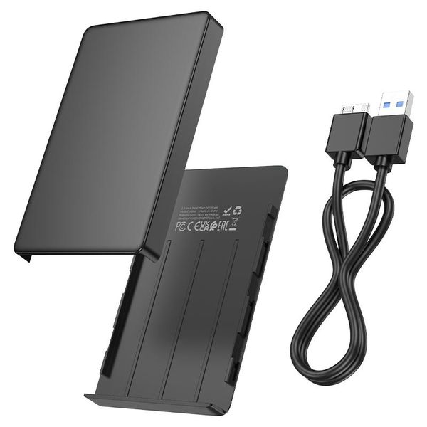 2.5 Inch HDD/SSD External Enclosure USB-A 3.0 | Tool-Free Installation HB46