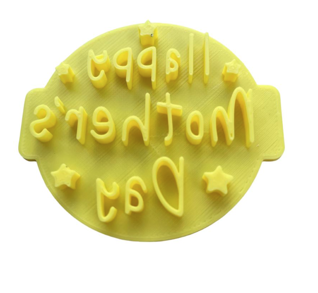 Happy Mothers Day Star - Cookie Embosser image