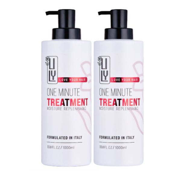 Lily One Minute Treatment 1L Conditioner 4 Pack- Fast Repair &amp; Hydration