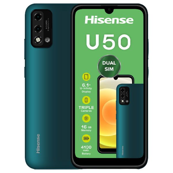 Hisense U50 16GB 3G Dual Sim - Green