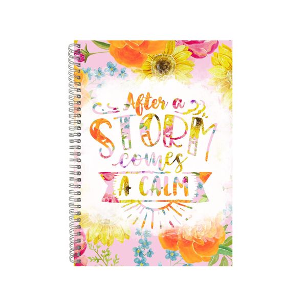 After A Storm Comes A Calm 2 Notebook Faith Gift Idea A4 Notepad Pad 79
