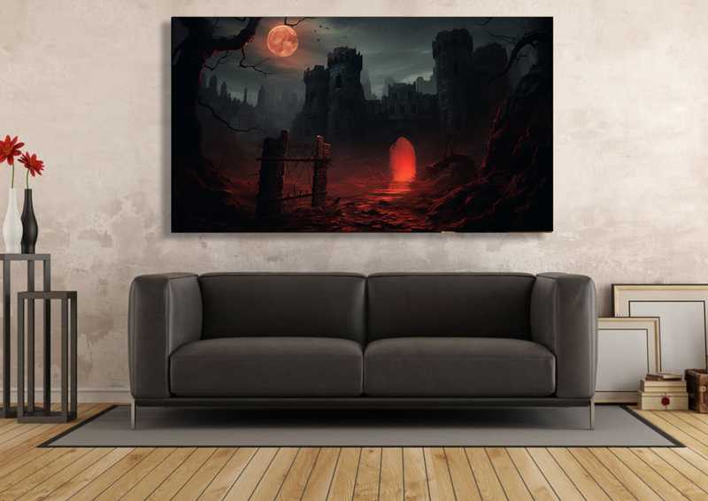 Canvas Wall Art - Forgotten Ancient Citadel - HC0985