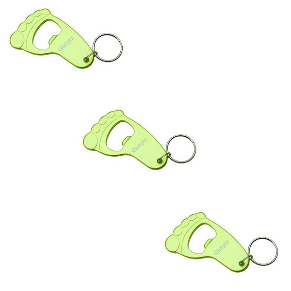Gidgitz Big Foot Bottle Opener - Set of 3