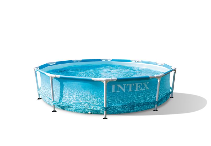 Intex Beachside Metal Frame Pool Set 305cmx76cm 4485Litres (with 220-240V Filter)