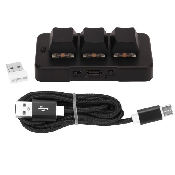 Mini Keyboard Programmable 3 Key RGB Wireless