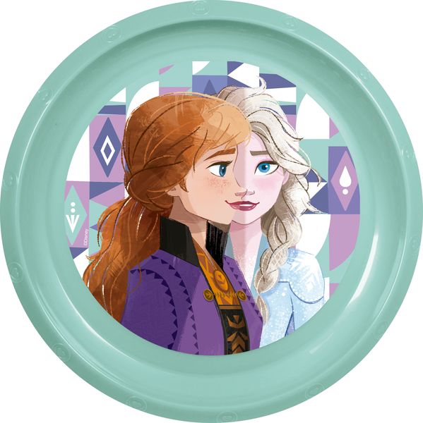 Frozen Ice Magic Kids Plastic Plate