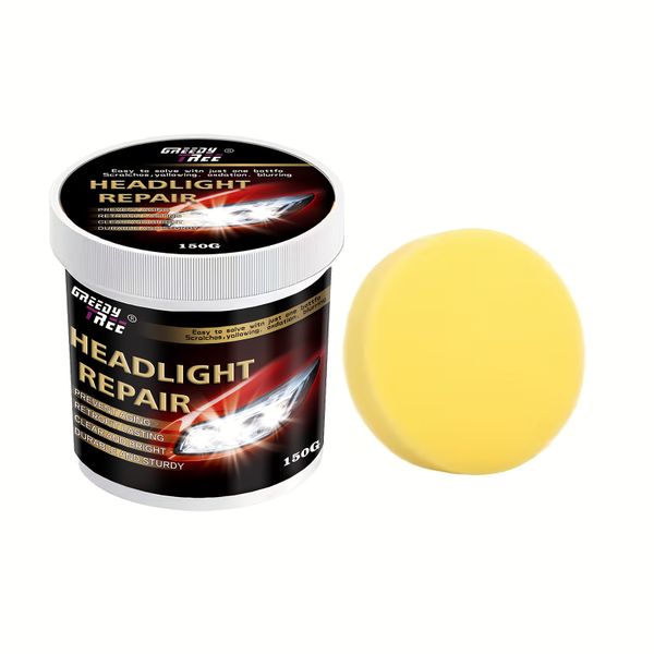 GREEDY TREE 150g Headlight Repair and Restoration Paste