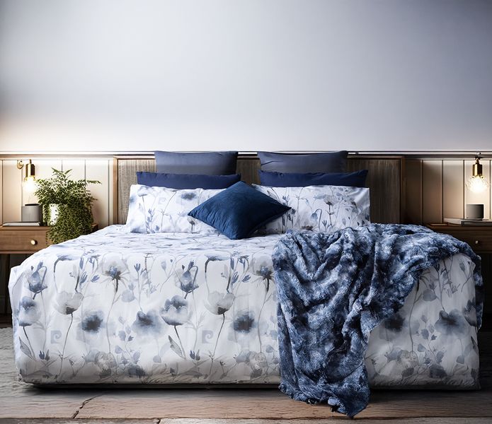 Pierre Cardin Cadence Floral Duvet Cover Set