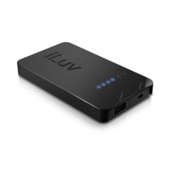 iLuv Mini Portable USB Rechargeable Battery Kit for iPhone, Mobiles, USB