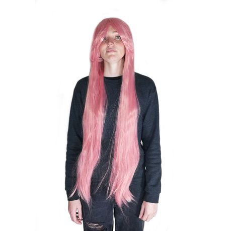 Pink hotsell wig 100cm