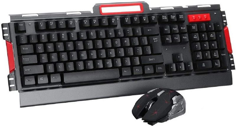 HK50 Wireless Gaming Keyboard Mouse Combo Set