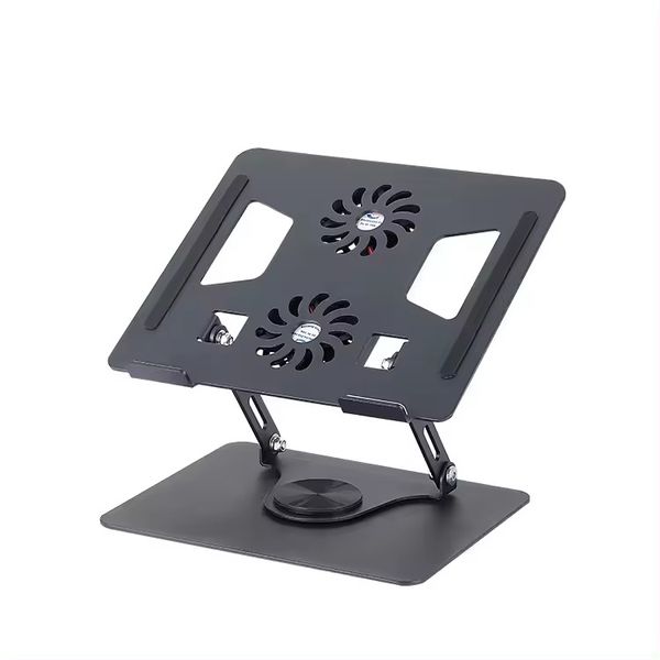 360 Degrees Rotatable Ergonomic Laptop Holder With Cooling Fan