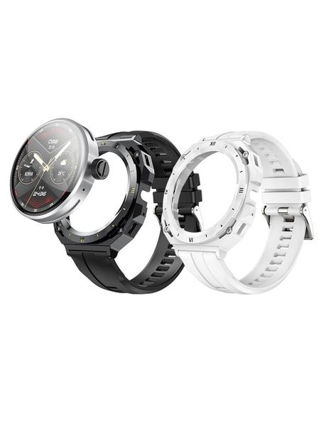 Hoco Y14 Smart Watch With 2 Metal Case + 2 Belts